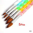 Cinq ongles brosse acrylique